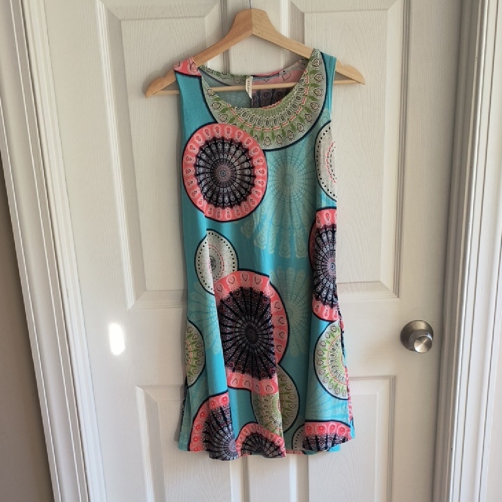 Cezanne Multicolor Patterned Dress